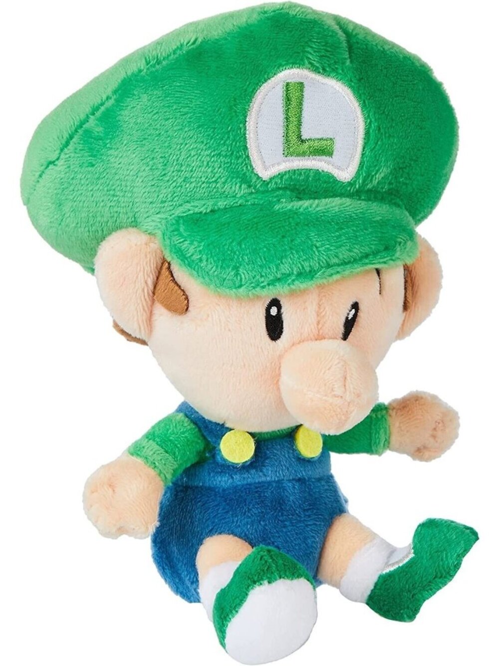 Super Mario All Star Collection BABY LUIGI 5" Nintendo Little Buddy 2481